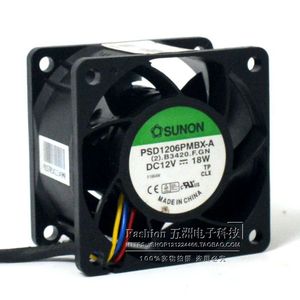 SUNON PSD1206PMBX-A 12V 18W 120x120x25mm Ball Bearing Fan <b>Computer</b> <b>Case</b> Cooling - Product Image 1