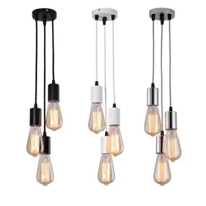 Pendant Light Fitting Ceiling E27 Suspension Chandeliers Light Base for Kitchen Bedroom Home Corridor Studio Office