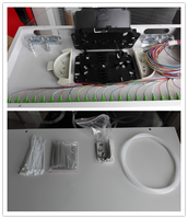 Cadre de distribution optique à fibre monté sur rack 19 pouces 1U 2U 3U 12-48 cœurs, type monté sur rack, séparateur PLC 1X8 SC APC