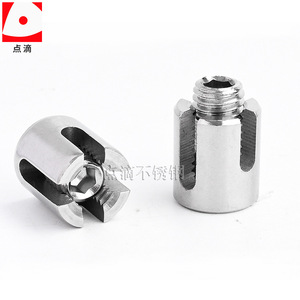 Stainless Steel Cross <b>Lock</b> Buckle 10mm Metric Wire Rope Clip For General Industry - Product Image 3