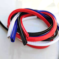 Joint d'étanchéité en caoutchouc extrudé en U pour bord de porte de voiture, garniture de vitrage en PVC, garniture de bord à enfoncer