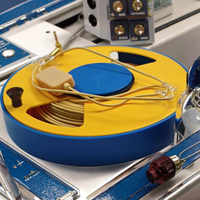 Caméra de pêche portable haute qualité pour eau salée, 360 degrés, 30 m, avec enrouleur manuel, HD, étanche IP68, écran LCD écologique