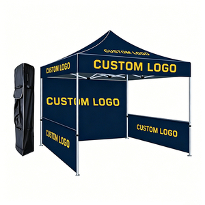 Carpa de Exhibición Personalizada para Exteriores, Impermeable, Resistente a la Lluvia, 10x10, 3x3, Toldo para Eventos, Gazebo Promocional, Carpa Plegable para Ferias Comerciales - Product Image 1