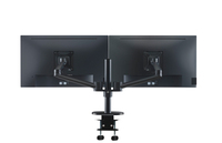 OL-2 En Aluminium Hauteur Réglable 17-32 pouces Moniteur À Double Écran Support Bras Plein Mouvement Moniteur Support de Montage Support De Bureau