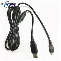 Câble de données USB gainé en PVC IFC-600PCU Micro cordon à 5 broches pour appareil photo Canon PowerShot SX620 HS SX720 HS SX730 HS EOS M5 M6 M50