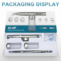 Système de polissage dentaire à air comprimé AI-AP2, micro-sablage à l'oxyde d'aluminium avec pulvérisation d'eau interne pour le nettoyage buccal et l'élimination des taches