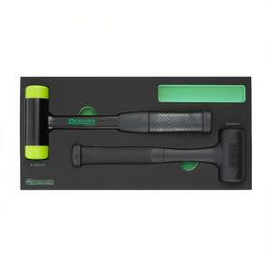 Juego de martillos de goma Fasano de 40 mm y 45 mm con doble cabezal para herramientas de reparación automotriz - Product Image 2