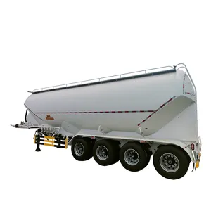 Promotional 3 Axles 35m3 50cbm Cement Tanker Dry Powder Silo Semi Trailer Lime 40cbm Cement Tanker Semi Trailer