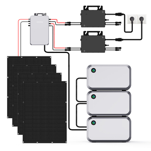 Central Eléctrica Solar para Balcón OMMO, Sistema de Energía Solar con Batería Lifepo4, Controlador de Carga Solar Mppt - Product Image 1
