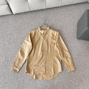 <span class=keywords><strong>Camicia</strong></span> Casual in Lino e Cotone per Uomo e Donna <span class=keywords><strong>con</strong></span> Logo Cavallo Ricamato per Coppie - Product Image 4