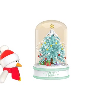 Christmas Tree <b>Building</b> <b>Blocks</b> 200-400 Pieces Musical Sound Tabletop Gift for Children Age 7-14 Years - Product Image 5