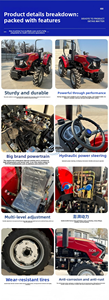 Tractor Compacto de 80HP con Tracción en las Cuatro Ruedas para Agricultura Familiar - Product Image 6