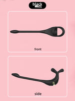 Masseur de prostate en silicone contrôlé par application Aimi avec système à trois anneaux, base de retenue, télécommande, plug anal vibrant pour le sexe anal