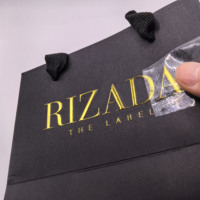 Autocollants avec logo en feuille d'or gaufrée, adhésif puissant, étiquettes d'emballage personnalisées pour la promotion et l'utilisation en épicerie