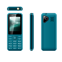 Téléphone portable à clavier Linux double SIM avec design barre, batterie de 3000 mAh, radio FM, lampe torche et écran TFT VGA de 2,4 pouces, compatible espagnol/allemand/français