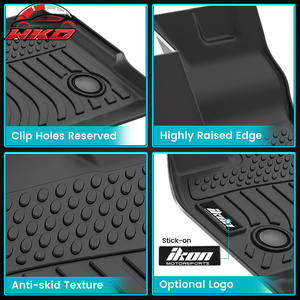 Alfombrillas para BMW I20 IX 2022-2025, alfombras de TPE para todo tipo de clima, revestimiento para la 1ª y 2ª fila, moldeadas en 3D, impermeables - Product Image 3