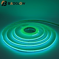 Bande LED COB 756 LED 768 LED/m sur PCB 10MM, Dimmable, Double Couleur, DC12V 24V, Bande LED Intelligente RGB pour Fêtes et Événements