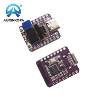 Carte de développement WiFi + BLE ESP32-C3 avec écran OLED de 0.42 pouces et antenne en céramique Options PCB bleu/violet