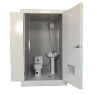 Fournisseur direct d'usine - Toilettes portables préfabriquées - Structure en acier modulaire - Design moderne - Certifié CE - Pour les travaux de construction dans les espaces publics