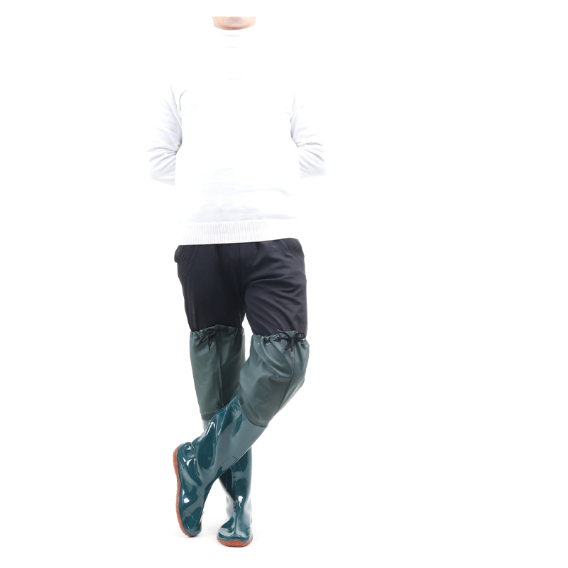 Сапоги для рыбалки унисекс, зеленые сапоги из ПВХ для посадки, для сельского хозяйства, для мытья сада, сапоги для риса