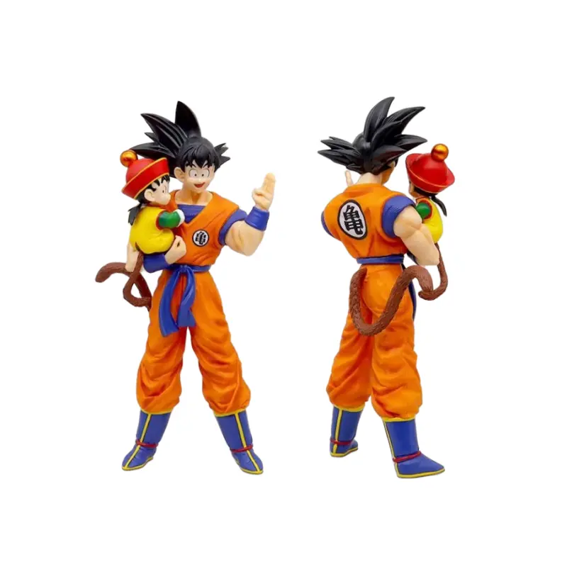 XR 2023 Mais Novo 30cm Dragon-ball Z Anime Japonês GK DBZ Goku Gohan Pai e Filho Figura de Ação PVC Modelo Toy Para Presentes