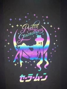 شعار فينيل انعكاسي حراري مطبوع عليه قوس قزح مضيئة حسب الطلب علي التيشيرتات والملابس - Product Image 2