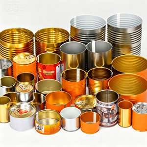 Latas Cilíndricas de Hojalata Impresas Personalizadas de Grado Alimenticio con Serigrafía, Tapa Corona, Sellado y Acabado Mate Lacado para Regalos y Artesanías - Product Image 2