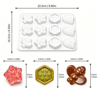 Moule à gâteau en silicone à 12 cavités, facile à démouler, pour la fabrication de desserts, de puddings et de chocolats, moule à pâtisserie en silicone