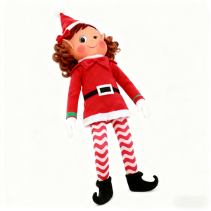 Nhà Máy Bán buôn giáng sinh ELF Cư Xử xấu đồ chơi sang trọng mới lạ Dài Uốn cong nghịch ngợm cô gái giáng sinh búp bê - Product Image 4