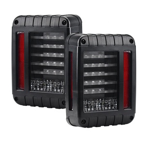 Đèn Báo Phanh/Lùi/Chạy/Bật Đèn Hậu <span class=keywords><strong>Led</strong></span> Cho Xe Jeep Wrangler JK 2007 + Phụ Kiện Xe Jeep Đèn Hậu - Product Image 1