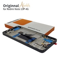 Pack de service LCD d'assemblage d'origine Note13pro pour Xiaomi Redmi Note 13 Pro pièces réparées pour téléphone portable LCD avec boîtier de cadre