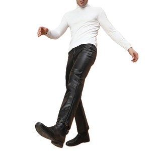 Latest Design <b>Men</b> <b>Leather</b> <b>Pants</b> Best Full Length <b>Men</b> Casual Wear <b>Leather</b> <b>Pants</b> Durable Material Made <b>Leather</b> <b>Pants</b> Made - Product Image 6