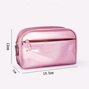 Women Cosmetic Bag Pink Blue Makeup Bag Zipper <b>Make</b> <b>up</b> Handbag Organizer Storage Case Pouches Toiletry Wash Beauty <b>Box</b> - Product Image 5
