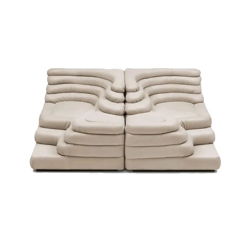 Sofà moderno creativo Villa modello di design divano a schiera medievale divano modulare retrò