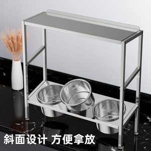 ภาชนะใส่เครื่องปรุงรสหยงคัง ทรงกลม 16 ซม. พร้อมฝาปิด ชั้นวางสามชั้นแบบเอียง สำหรับใช้ในเชิงพาณิชย์ พร้อมหูหิ้ว - Product Image 2