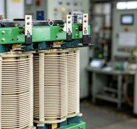 Transformateur sec ouvert SG(B)10/11, feuille de cuivre, classe H VPI, 30-2500 kVA 10 kV/0,4 kV, usage industriel, personnalisable