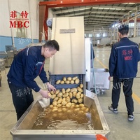 MBC productielijn voor aardappelchips, frieten: schillen, snijden, reinigen, blancheren, frituren; machine voor aardappelverwerkingsfabriek