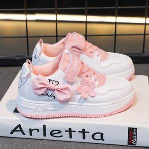 Ragazze Casual scuola scarpe da ginnastica per bambini rosa scarpe sportive per bambini stampa cartone animato <span class=keywords><strong>Sneakers</strong></span> <span class=keywords><strong>bianche</strong></span> per ragazze - Product Image 4
