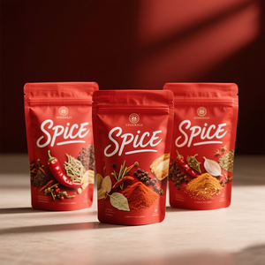 Tùy chỉnh in hàng rào cao nhôm lá túi linh hoạt rỗng gia vị bao bì đứng lên túi với treo lỗ - Product Image 6