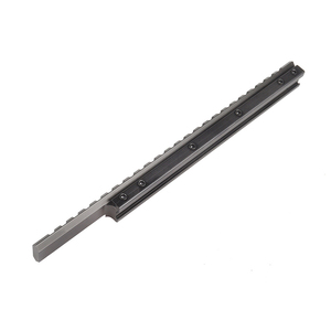 Accessoire en alliage d'aluminium usiné CNC de 260 mm x 20 mm, léger, durable, résistant à la rouille, noir mat, design multi-fentes, haute performance - Product Image 3