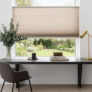 इलेक्ट्रिक ऊर्ध्वाधर हनीमून कंघी अंधा और घर के दरवाजे की खिड़कियों के लिए नीचे नीचे की ओर डिजाइन एंटी- यूव सुरक्षा कस्टम आकार - Product Image 3