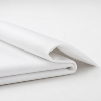 Tissu de percale tissée 40S/40S 133*100 en coton uni, durable et respirant, pour literie d'hôtel, de complexe hôtelier et de chambre d'hôtes.
