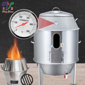 Horno <span class=keywords><strong>de</strong></span> Carbón Comercial <span class=keywords><strong>de</strong></span> Acero Inoxidable, Asador <span class=keywords><strong>de</strong></span> <span class=keywords><strong>Pollo</strong></span> y Pato, Horno Ahumador, Horno Rotatorio - Product Image 4