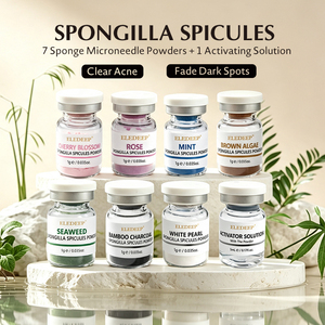 R Natürliche Algen-Peeling <span class=keywords><strong>Bio</strong></span>-Spicule Spongilla Spicules | Anti-Aging Akne- und Pigmentflecken-Entferner | Spa Hydrolysierter Schwamm Mikro-Algen-Peeling - Product Image 2