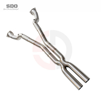 Tuyaux d'échappement de performance SDO pour Ferrari FF GTC4 Lusso 6.3L V12 2011-2016, collecteur direct et tube intermédiaire en X