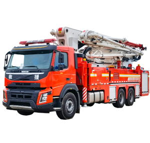 <span class=keywords><strong>Camion</strong></span> de pompiers diesel aérien à longue portée 4x2 SYM5330JXFJP38 avec pompe de 6000 L et hauteur de travail de 38 m - Product Image 1