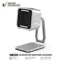Escáner de Código de Barras USB Xincode, Lector de Códigos QR 2D de Escritorio para Supermercado, Escáner POS, Lector de Precios, Modelo GT-8900G