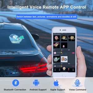 Écran LED interactif intelligent pour vitre arrière de voiture, programmation par application, affichage électronique pour voiture Xiaobao - Product Image 2