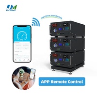 Sistem Penyimpanan Energi Surya JM Split IP65 CAN Black Rack Mount 48V 200Ah-400Ah LiFePO4 8000 Cycle 10kWh 10kW Baterai Lithium
