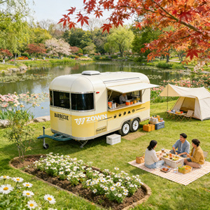 Integrated Waste Collection Food Cart Clean Design Cart Maintain Sanitary Sales Environment Easily - Product Image 1
